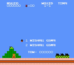 Mario Wish All Title Screen